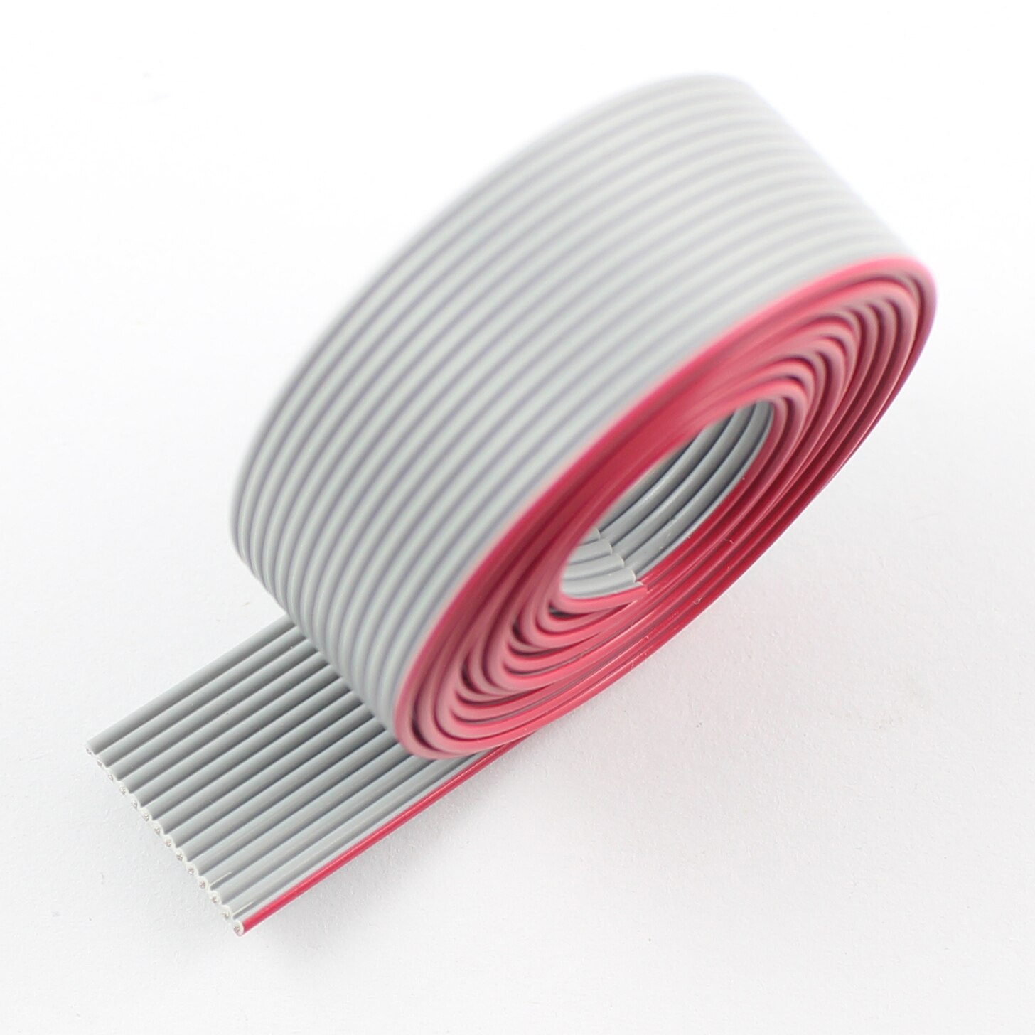 1M Meter / 16.4FT 1mm 1.0mm Pitch 14 Pin 14 Wires Grey 28 AWG 300V IDC Flat Ribbon Cable
