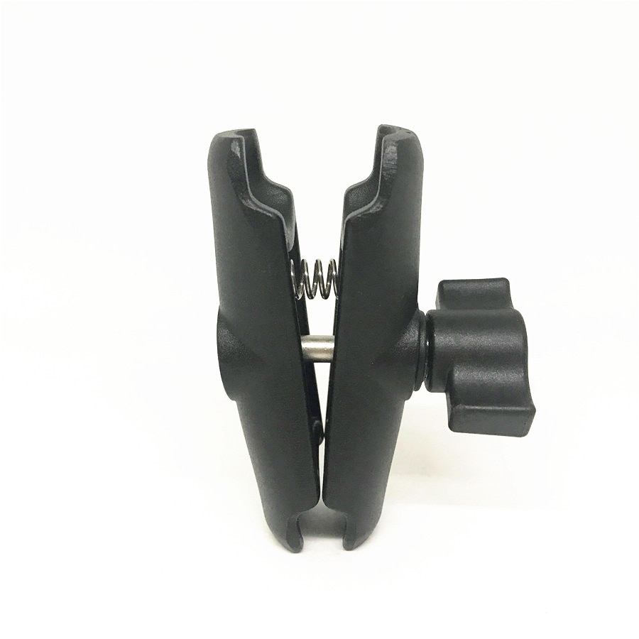 Jadkinsta aluminiumlegering dubbele socket arm 1 inch kogelmontage basisbeugel houder voor motorfiets fiets voor gopro camera