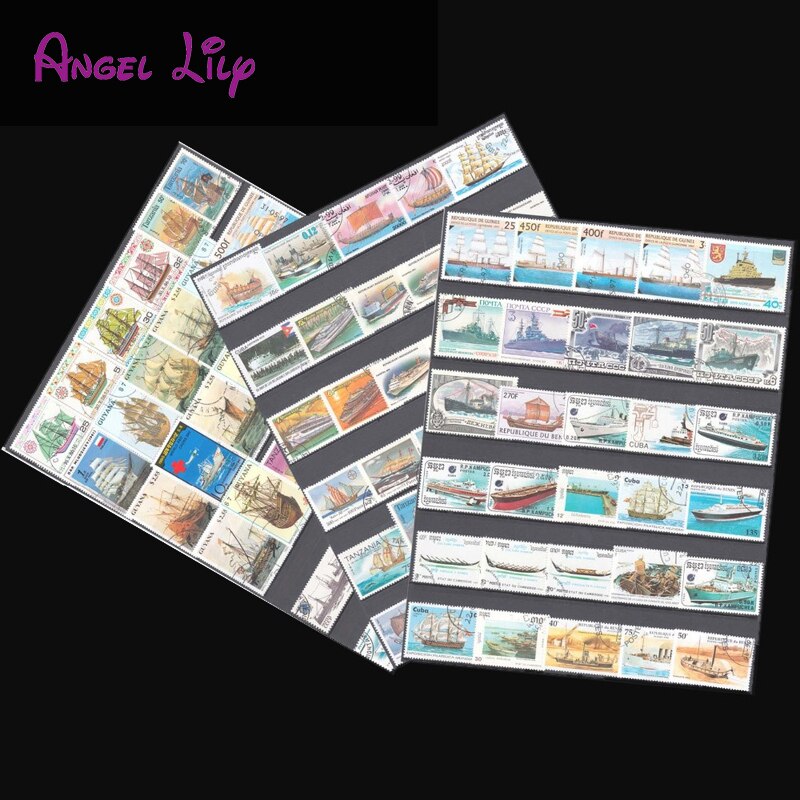 Boten, 100Pcs Alle Verschillende Postzegels Met Post Mark Alle In Goede Staat Voor Verzamelen