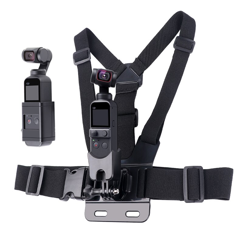Chest Mount Harness Chesty head Strap backpack bag clip clamp for DJI OSMO Pocket 1 2 Cameras With Adapter Holder Case Accessory