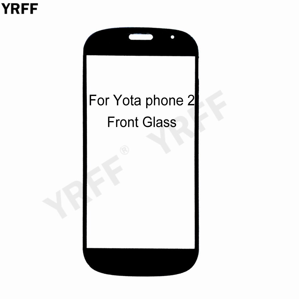 Panel de cristal exterior frontal con pantalla táctil para teléfono Yota 2 YD201 accesorios de herramientas para teléfono