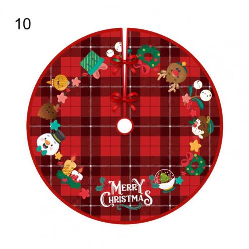 80% hübsche, runde, dekorative baumdecken aus flanell für weihnachten – exquisite baumunterlagen für feste: 10