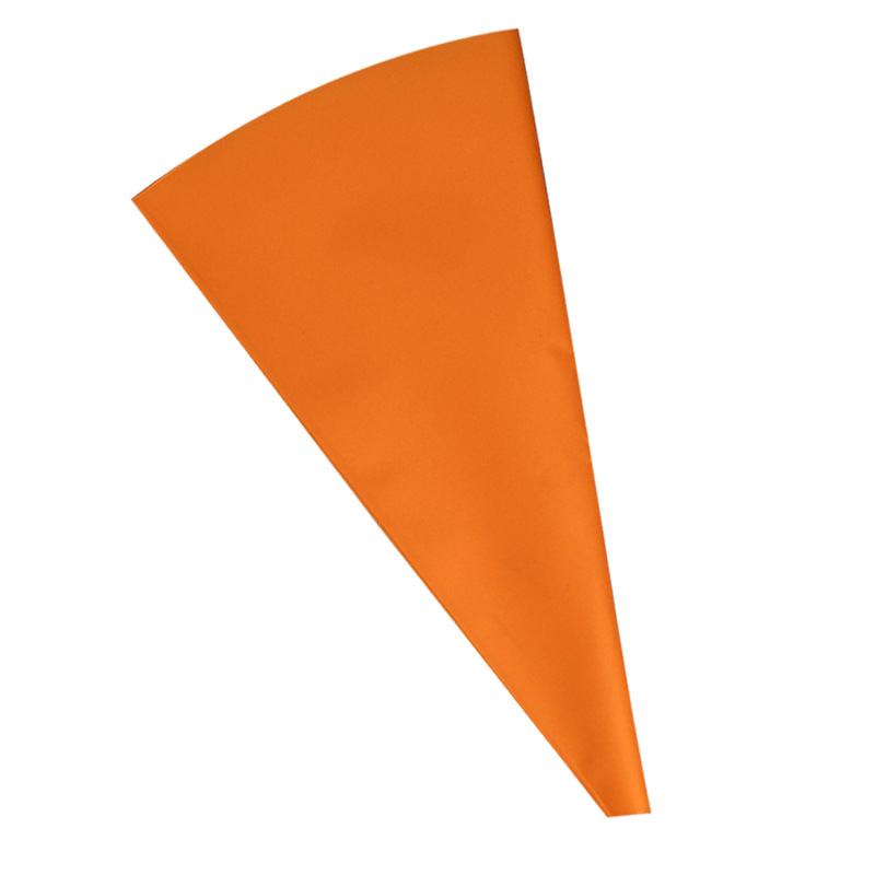 Sac à douille de beurre en EVA, avec une variété de couleurs et de tailles, cuisson en option, outils de bricolage, outils de décoration de gâteaux: 12 inch orange