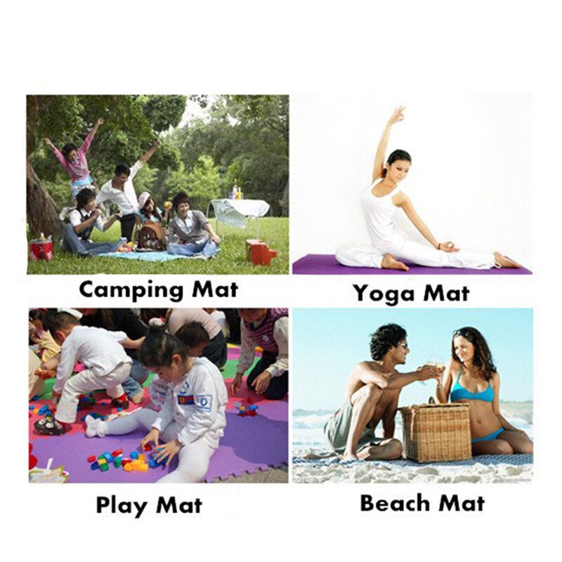 VILEAD Folding Beach Cushion Spring Outdoor Picnic Lightweigh Waterproof Sleeping Camping Pad Mat Moistureproof Plaid Blanket