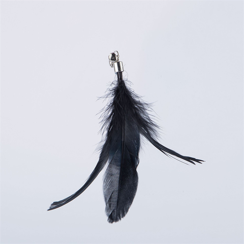 Ventosa, Teaser Stick, resistente à mordida, cabeça de substituição, Pet Supplies, Brinquedos interativos para gatos, resistente à mordida: CINZA