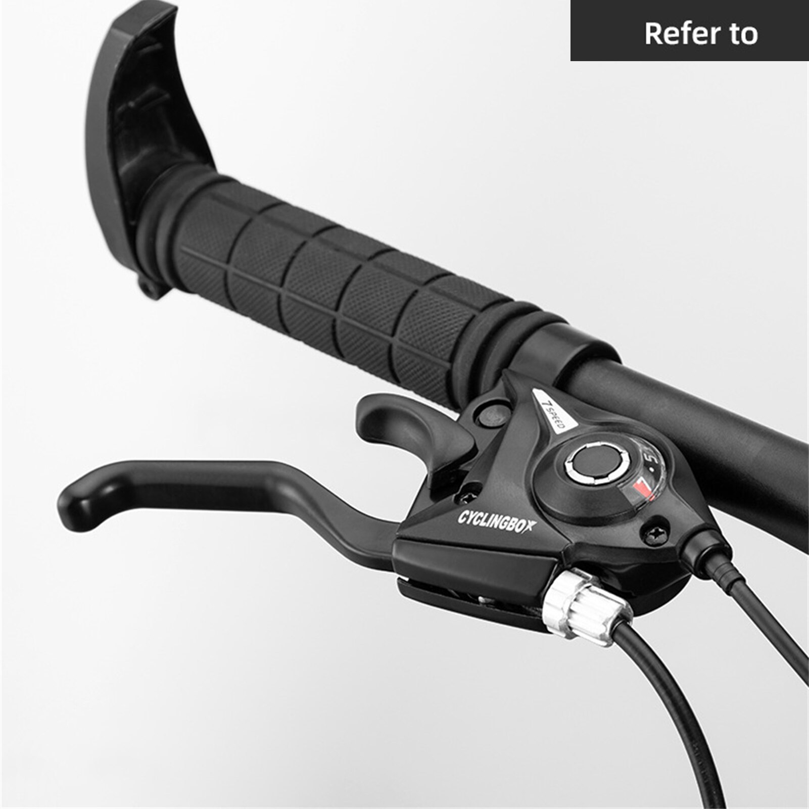 Fiets Remhendels Shifter EF51-7 Mountainbike Remhendel Shifter Set Aluminium 3X7 Speed Shifter Fiets Accessoires