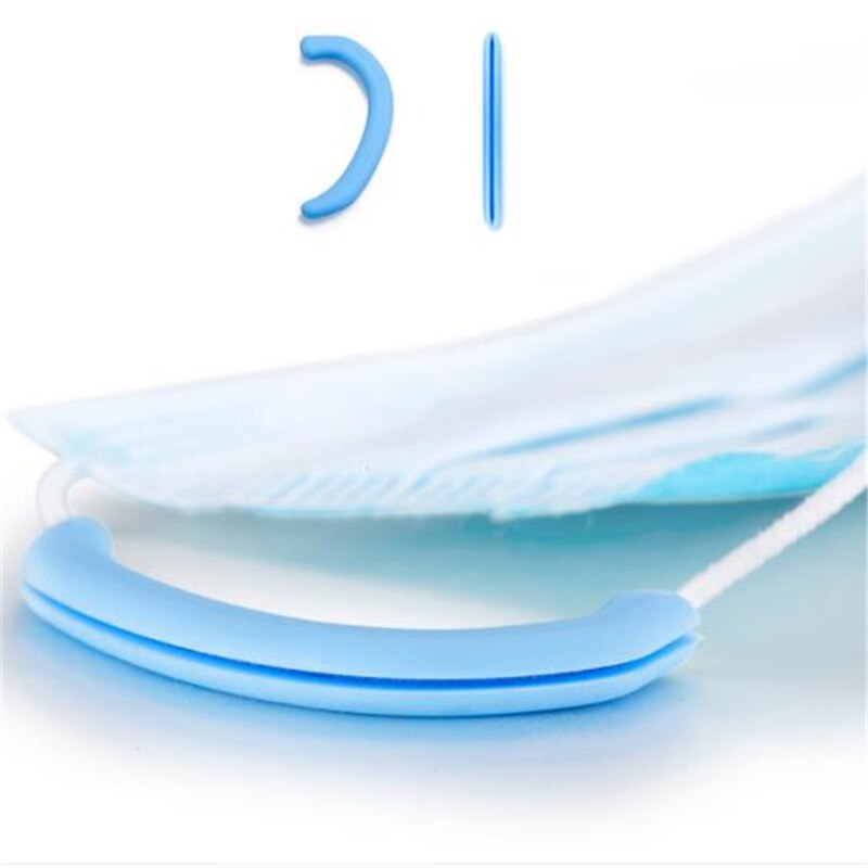 Siliconen Anti Pijn Oorbeschermers Protector Zachte Beschermende Oren Masker Touw Cover Band Cover Masker Accessoires 1 Paar = 2Pc