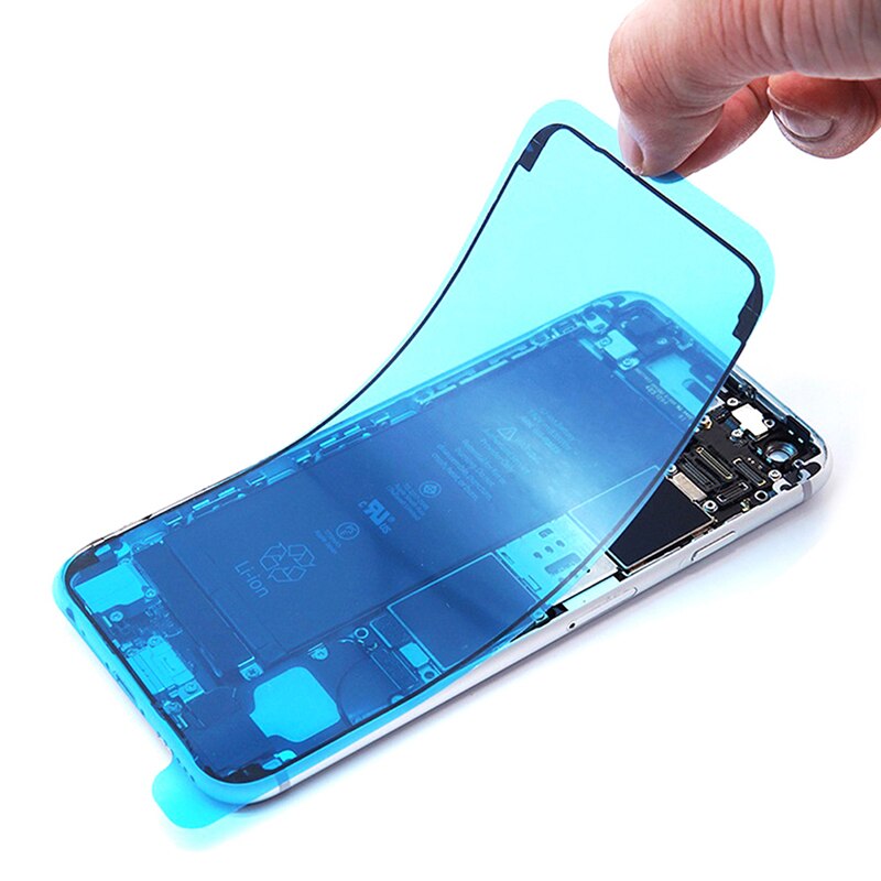 Pegatina para IPhone 6s/6s plus/7s/7plus/8/8 plus/XR/X /XS, cinta adhesiva para pantalla, pegamento para reparación, resistente al agua, 2 uds.