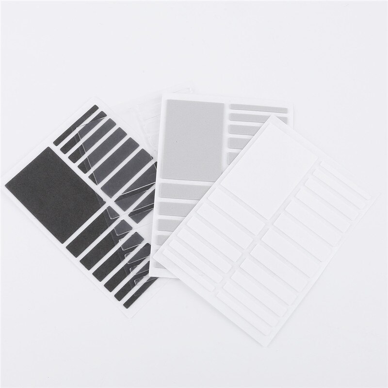 Clear/White/Grey/Black Clear Rubber Sticker Ring Size Adjuster Tool Jewelry Parts Accessories