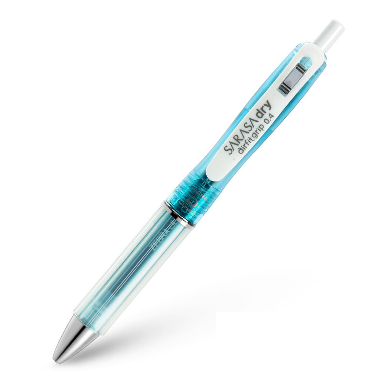 1Pcs ZEBRA Gel Pen JJZ49 SARASA Dry AirFit Air Cushion Anti-Fatigue 0.5 mm Refill Replaceable Soft Holder Press Black Water Pen: blue 0.4mm