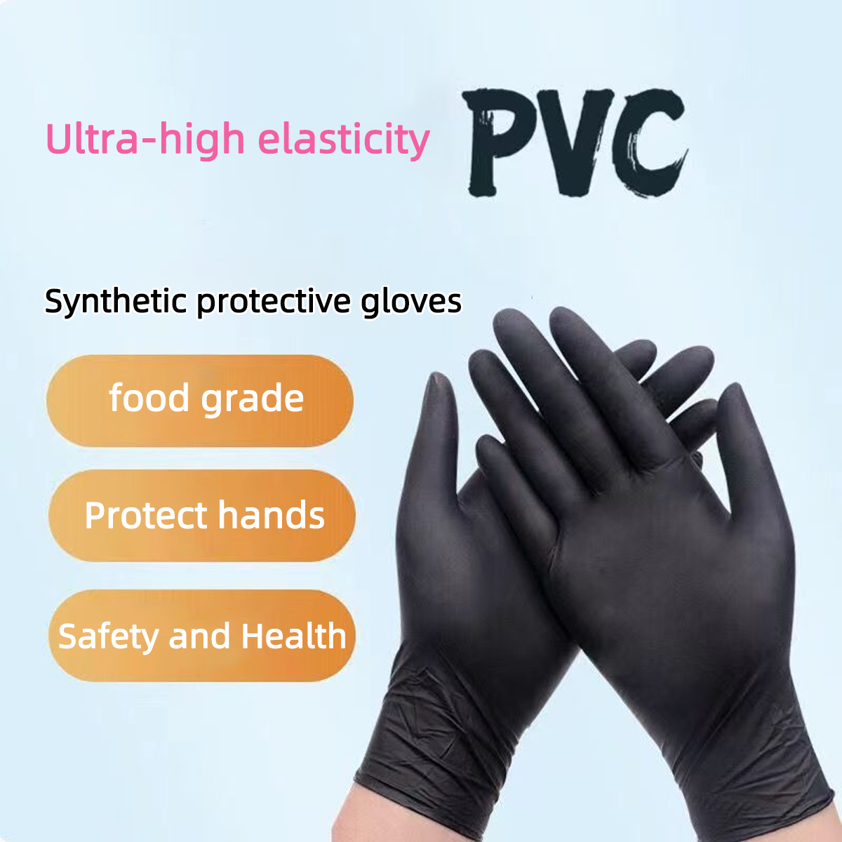 100/50/20/10 stücke Schwarz Nitril Handschuhe Verdickte Einweg Reinigung Friseur Handschuhe Wasserdichte Haushalts Industrie Handschuhe