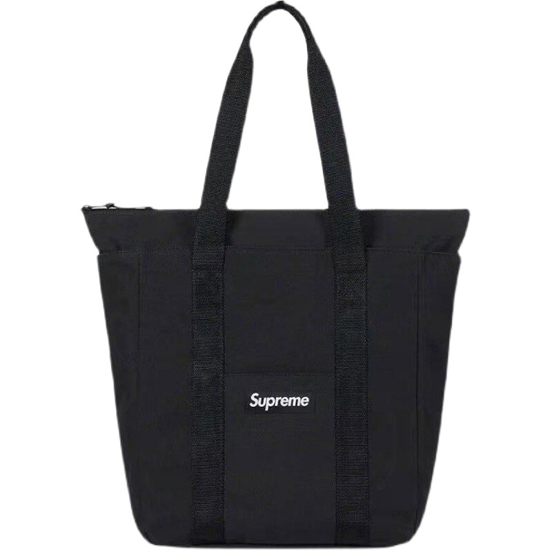 Supreme21FW Leinwand Tote Tasche Große-kapazität Tragbare Einkaufstasche Männliche und Weibliche Studenten Schulter Tasche Trend