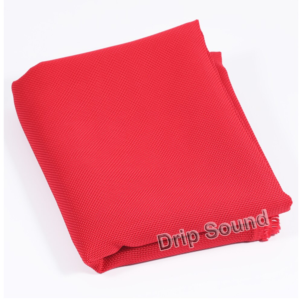 Speaker Waterdichte Transonic Geluid Doek Auido Stereo Dustcloth Polyester Fiber Mesh Kleding Stof 1.4x0.5m: Red