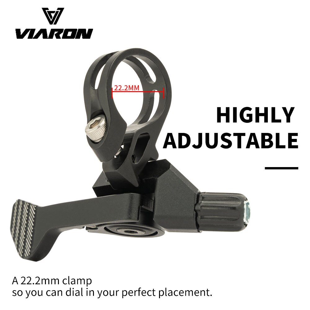 VIARON MTB Dropper Post Lever Bike Seatpost Remote Controller Adjustable Handle Aluminum Alloy Bearing Mechanical Universal Shif