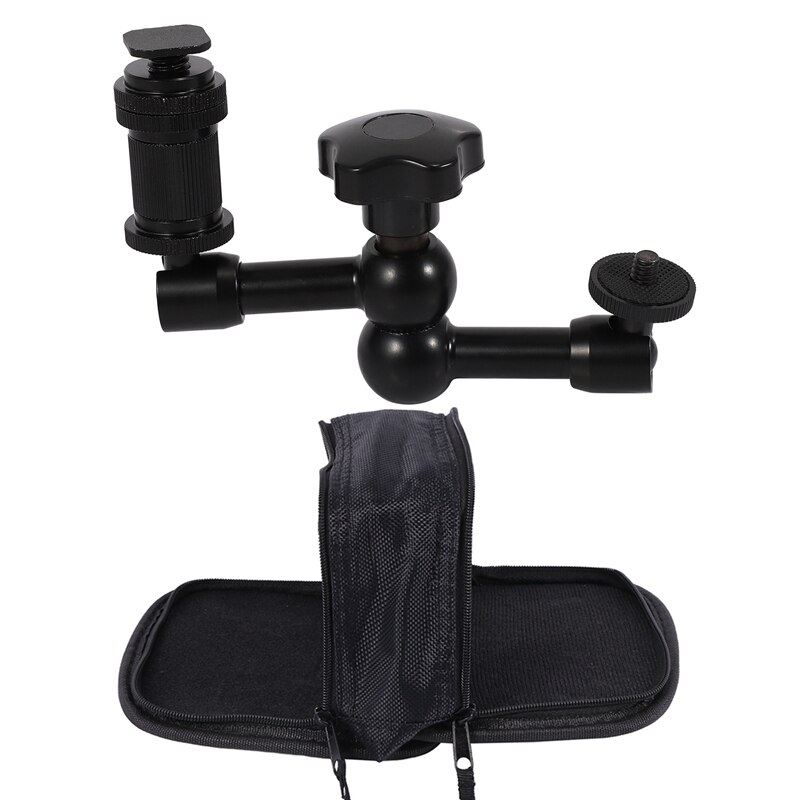 7 -zoll-magic-arm-gelenkarm mit reibungsfunktion, 9 -in- 1- objektiv (uv-, cpl- und nd-filter), etui und box