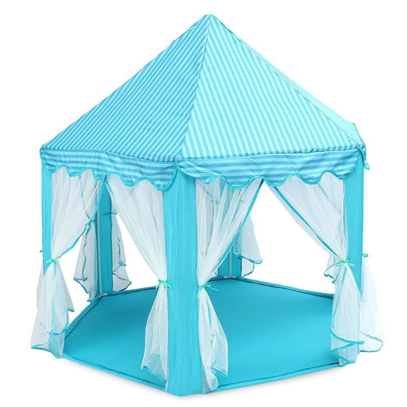 Tenda del bambino Pricess Castle Pieghevole Tende Casetta Al di Fuori Dei Bambini di Gioco Giocattolo Coperta All'aperto Portatile Gioco di Casa Tenda