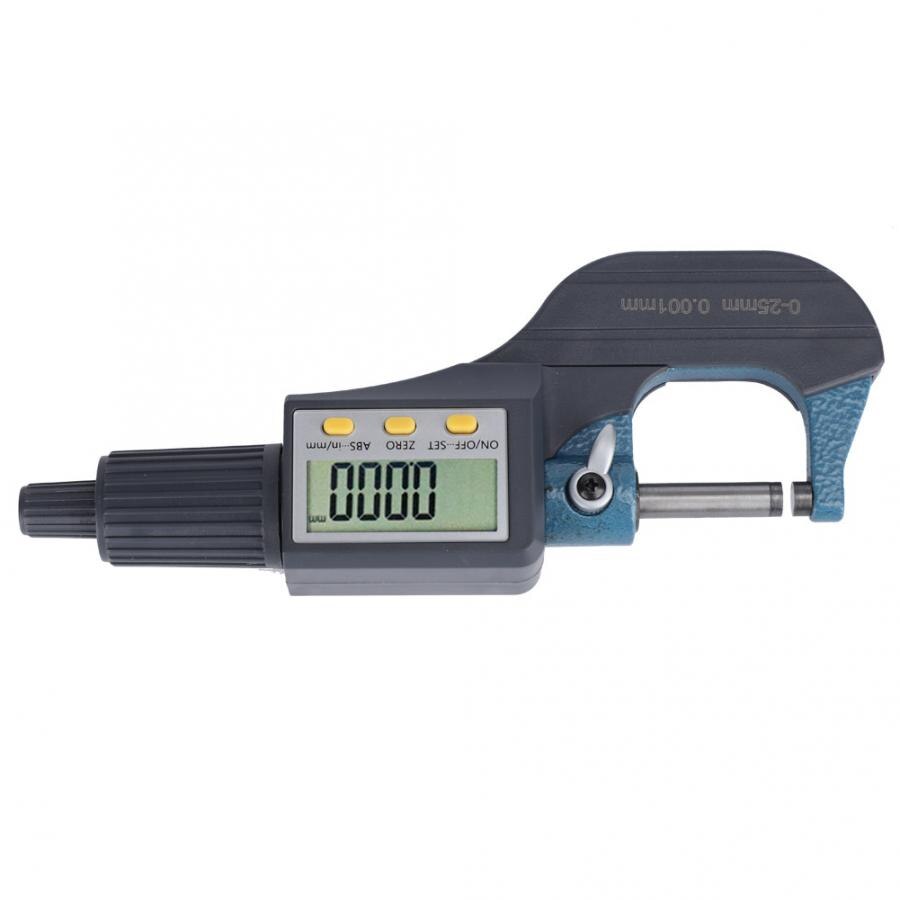 Thickness Micrometer Electronic Digital Display High Precision Outside Micrometer Thickness Gauge 0-25mm Range Mikrometre
