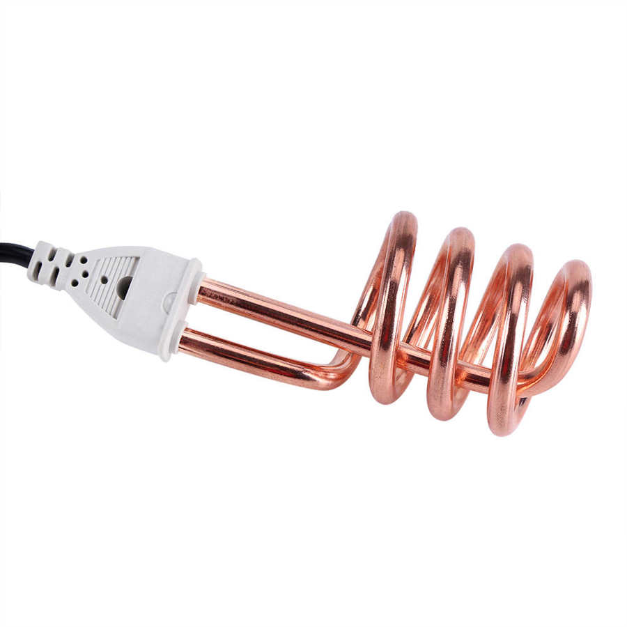 2500W Portable Immersion Electric Heater Boiler Water Heating Element Travel Use 220V Tool