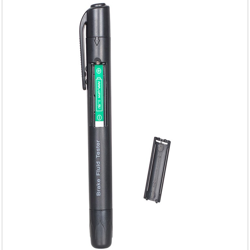 Brems Flüssigkeit Tester Stift, Hydraulische Flüssigkeit/Flüssigkeit/Öl Feuchtigkeit Analysator mit 3 LED-anzeigen, Auto Bremse Diagnostische Prüfungen Werkzeug