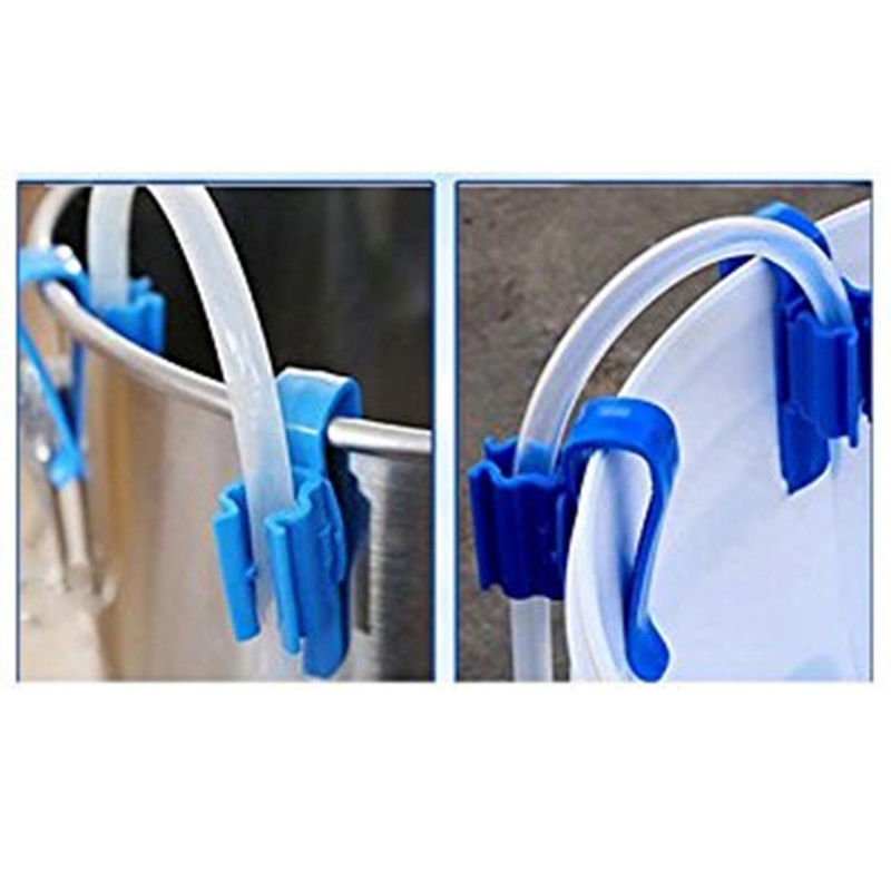 4Pcs Home Brew Bucket Clip Pipe Syphon Tube Flow Control Beer Clamp Fish Aquarium Filtration Water Pipe Fixing Holder