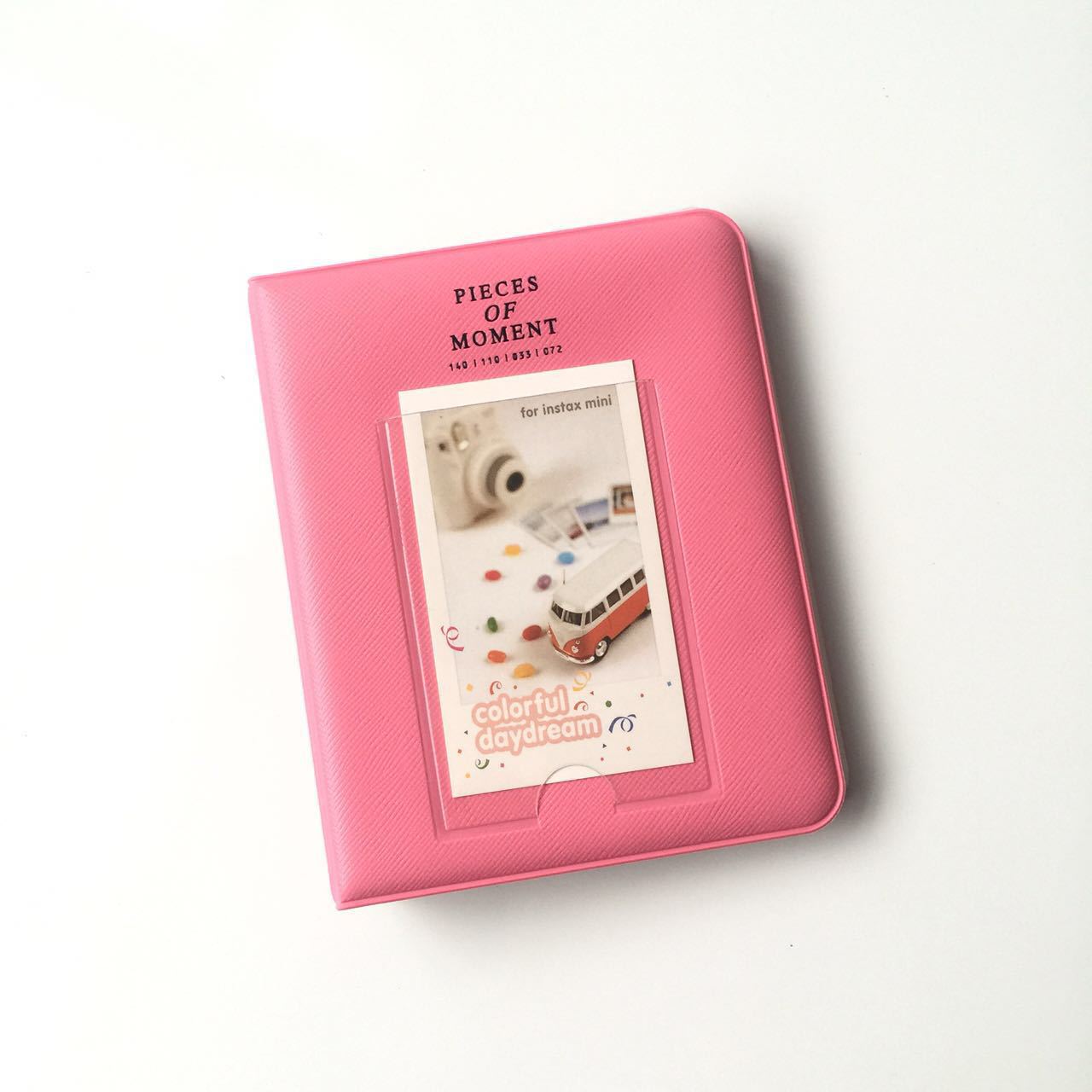 64 lommer polaroid fotoalbum mini øyeblikkelig bilde sak lagring for fujifilm instax mini film 8 korea instax album fotografia: Rød