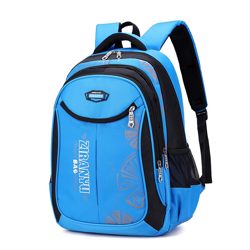 Sacs d'école imperméables pour enfants, pour garçons et filles, sac à dos d'école primaire, cartable pour livres,: sky blue