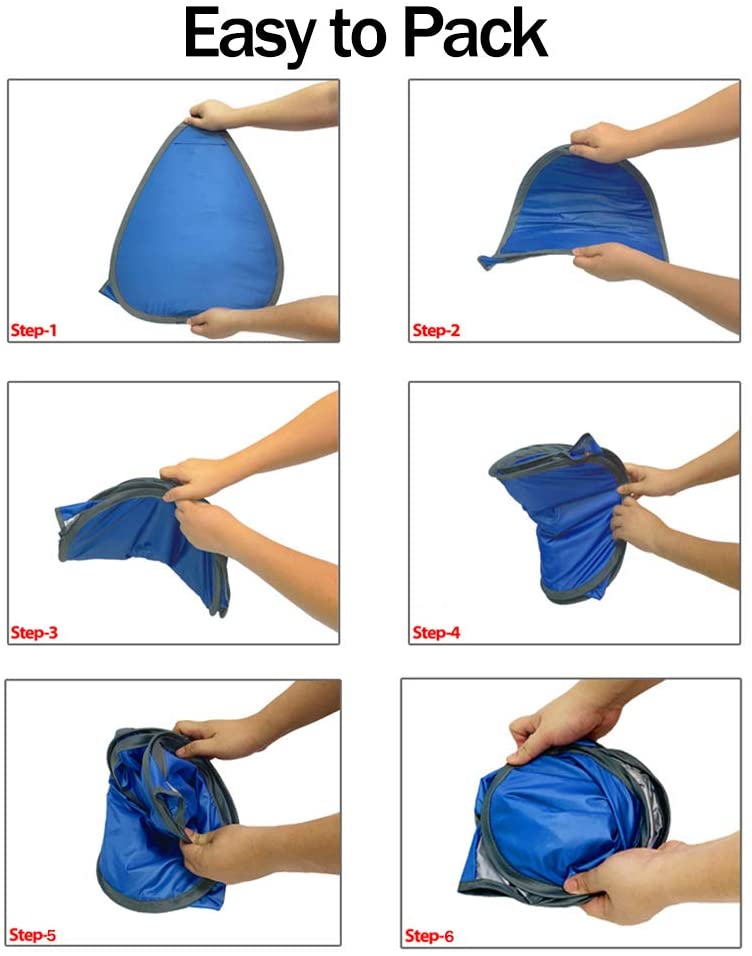 Portable Beach Tent Tent Pillow Small Folding Sun Protection Personal Tent Sun Shade Mini Beach Umbrella Tent 1pcs Sun Shelter