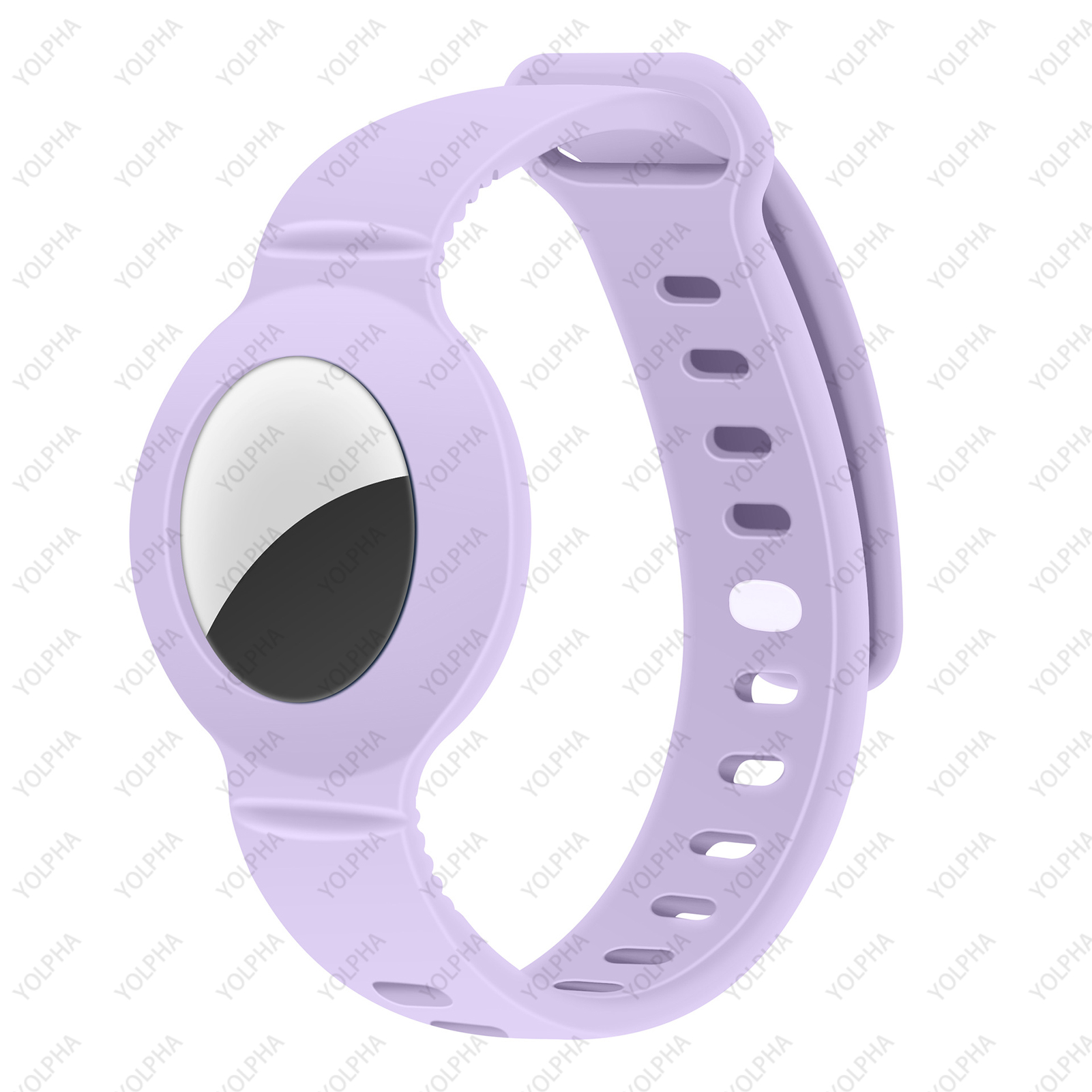 AirTag Case Silicone Strap Adjustable Wristband Anti-Scratch AirTag Protective Bracelet Holder Accessories Tracker for Children: Rose Gold