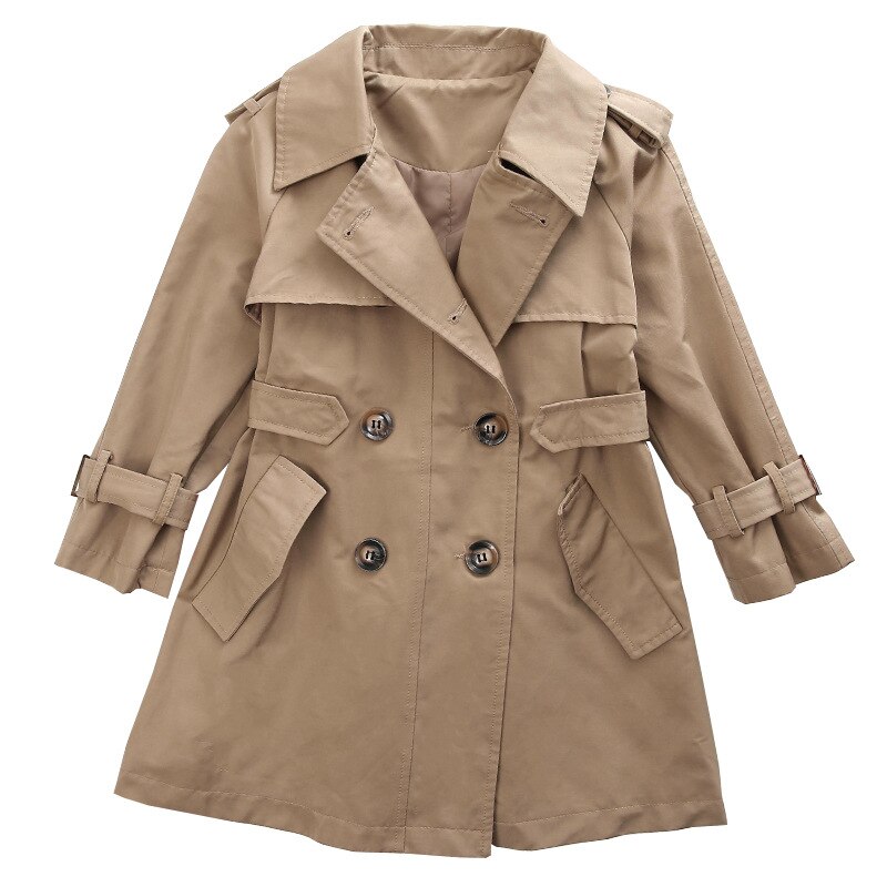 Lente meisjesjas tiener windjack kinderen lange jas herfst capuchon bovenkleding kinderkleding outfits