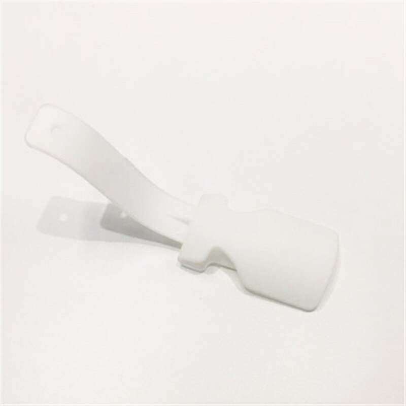 2Pcs Lazy Unisex Slijtage Schoen Hoorn Helper Schoenlepel Op En Schoen Stevige Slip Aid: 1pc White