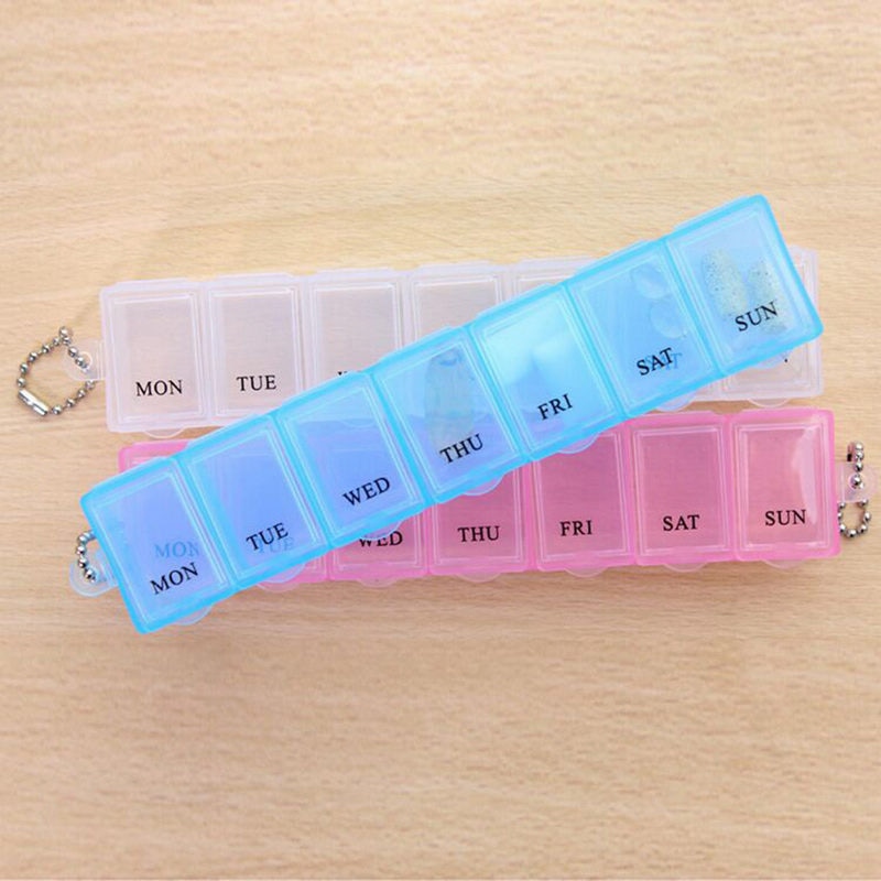 1pc Wekelijkse 7 Dagen Draagbare Doos Voor Tablet Pil Geneeskunde Organizer Tablet Container Case