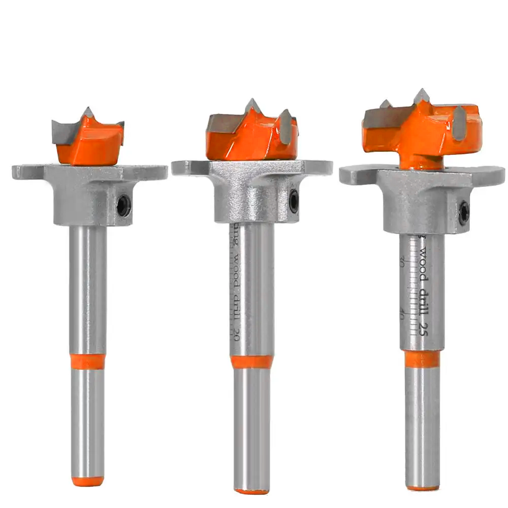 1Pc Diameter 15,20,25,30,35Mm Verstelbare Carbide Boren Scharnier Gat Opener Boring Bit Getipt Boren Tool Houtbewerking Cutter