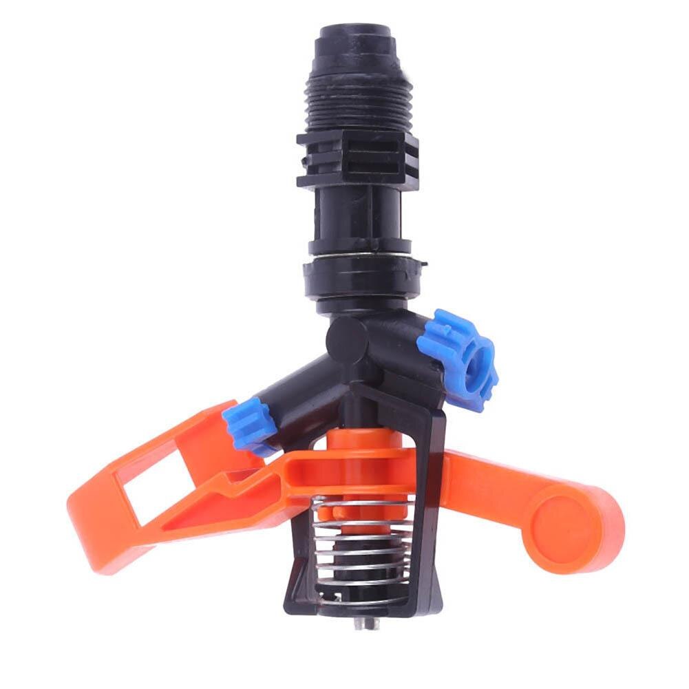 360° Rotary Lawn Sprinkler Atomizing Nozzle Sprayer Garden Irrigation: Orange