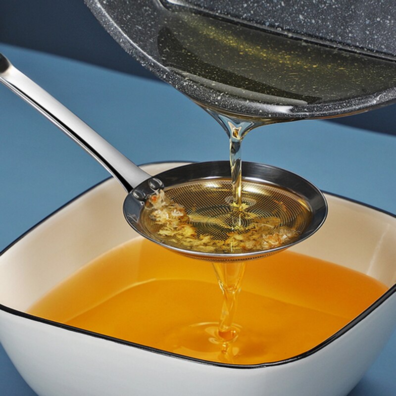 household items Kitchen utensils Bar utensils Colander Spoon cooking Tableware Fine mesh stainless steel filter