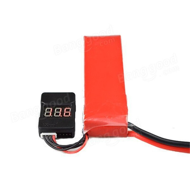 BX100 1-8S Lipo Battery Voltage Tester/Low Voltage Buzzer Alarm/Batterij Voltage Che cker met dual Speakers