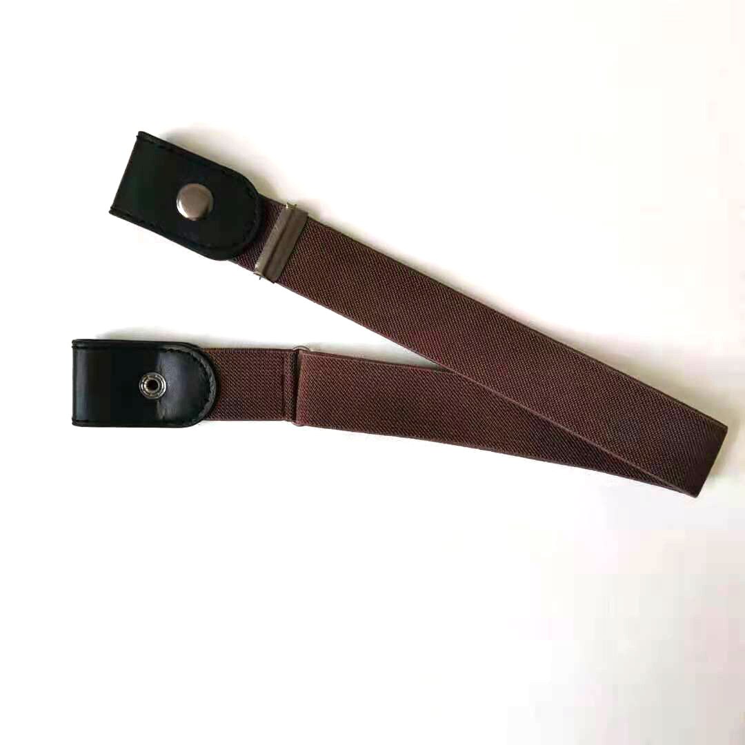 Easy Belt Without Buckle Elastic Belts for Women Stretch Riem Men Jeans Cintos Extensible Kids Boys Girls Cinturon Mujer Magic: coffee belt