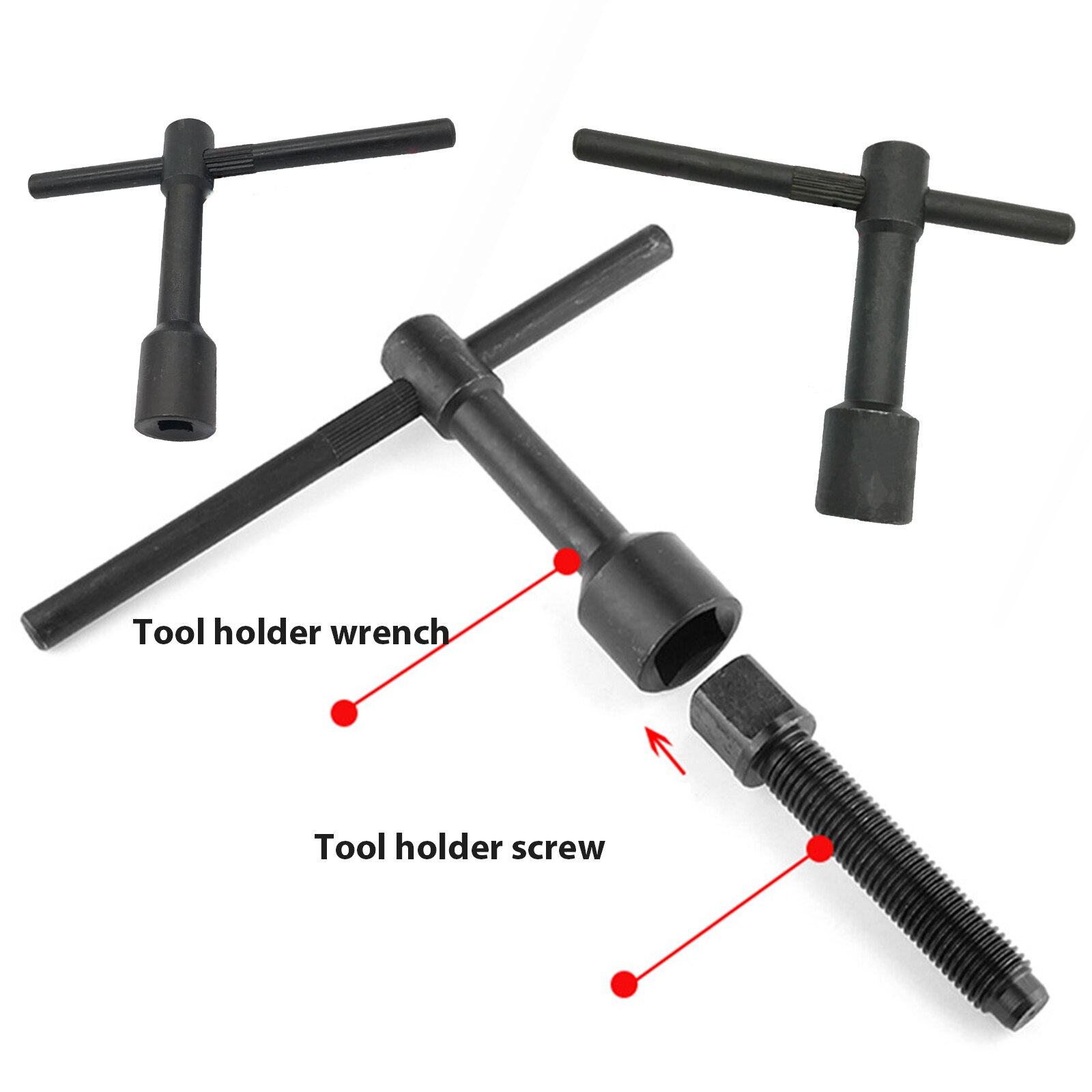 Portaherramientas cuadrado de 8x8/10x10, soporte de herramientas de torno, llave de tornillo, llave cuadrada interna, llave para tornillos M8 M10
