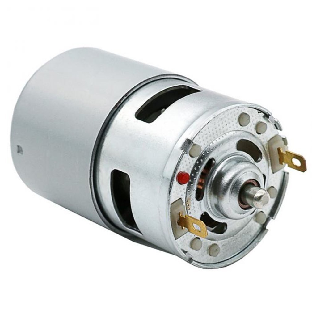 Rodamiento de bolas alto par DC 12-24V 2900RPM, alto par Motor DC, rodamiento de bolas 555, taladro eléctrico DIY
