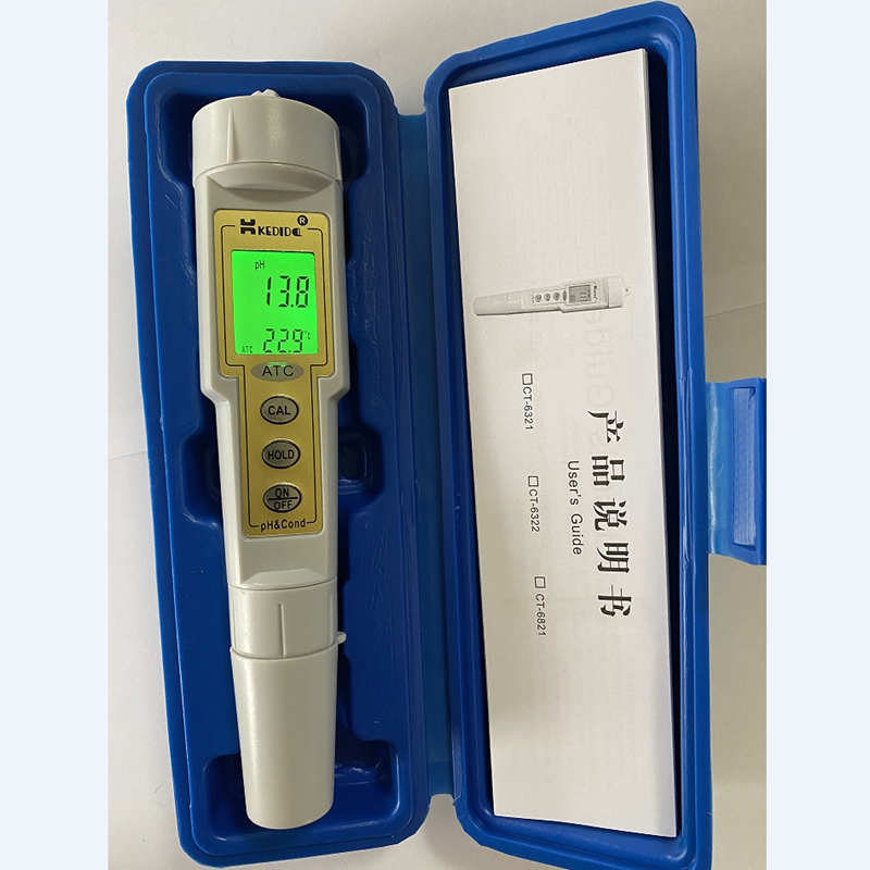 0-1999 uS/cm Digital PH EC Conductivity Monitor Portable Water Tester Accuracy pH Cond Meter for Fish Tank Aquariums: Default Title