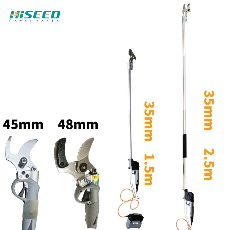 olive, vineyard apple tree multi-use electric pruning shears 45mm cutting 6-10 hours lasting