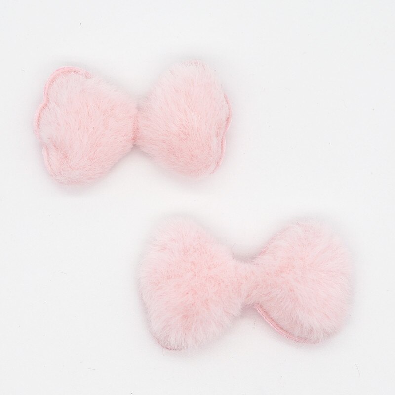 10 stuks strik pluche patches applicaties voor kleding knutselen naaibenodigdheden diy haarspeldjes decoratie  y19081303