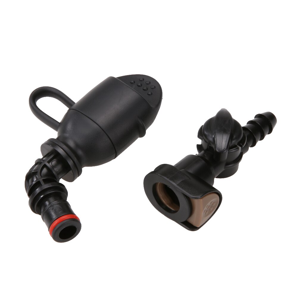 1 pz sacchetti d&#39;acqua 110 gradi a sgancio rapido silicone idratazione morso valvola ugello bocchino coperchio acqua vescica aspirazione bocca nero