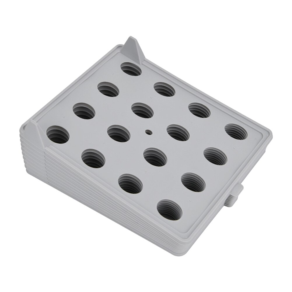 1PC Clothes Organizer Tray Clothing Folding Storage Shelf Rack Wardrobe Closet Divider Stacking Board Storage Cloth Hanger: Gy