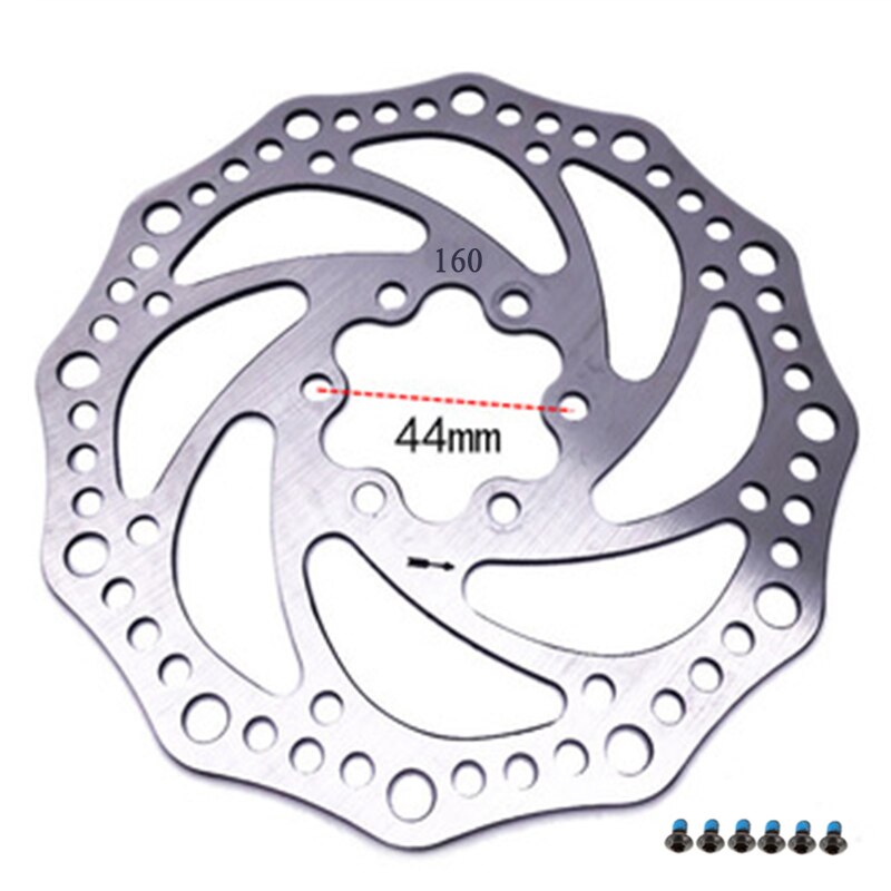 VXM Schijfremrotor 203/180/160/140/120mm 6 Inch G3 Rvs Rotor disc Voor Mountain Road Cruiser Fiets fietsonderdelen: G3 160MM