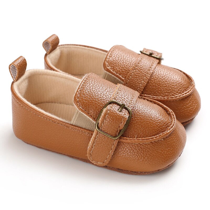 Baby Kleinkind Weiche Sohle PU Leder Anti-Unterhose Schuhe Kleinkind Junge Mädchen Schuhe: B / 13