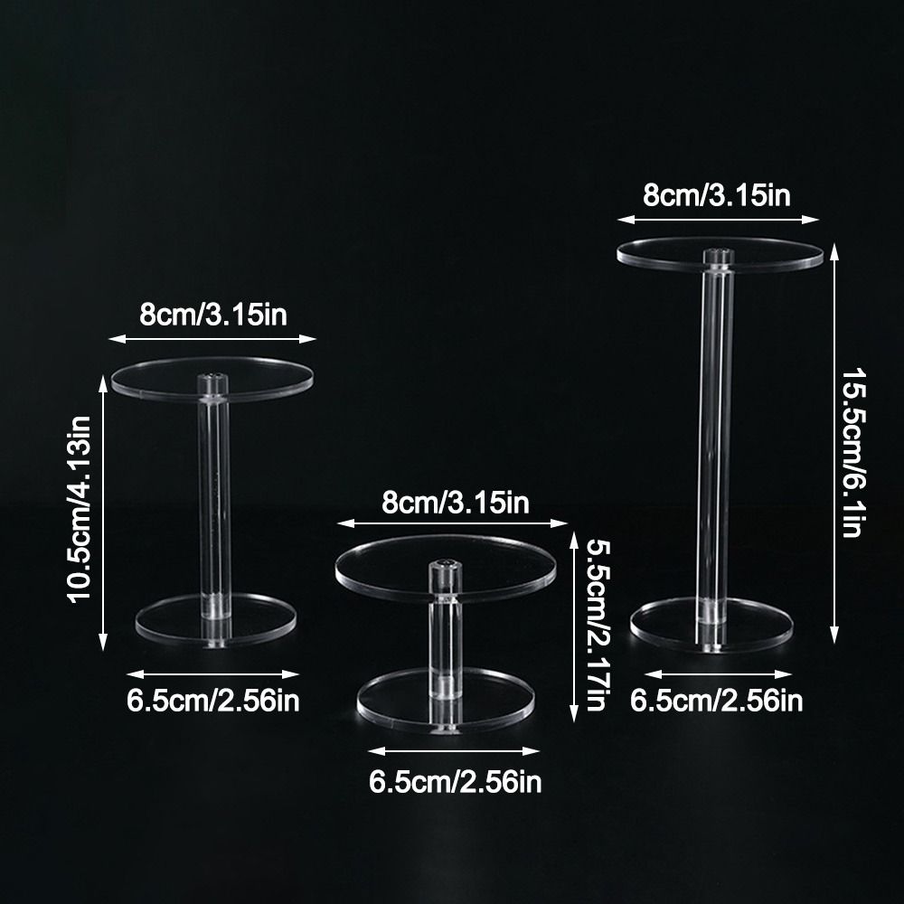 Storage Rack Round Jewelry Blind Box Display Stand Acrylic Clear Bracelet Organizer Jewellery Cosmetic Holder