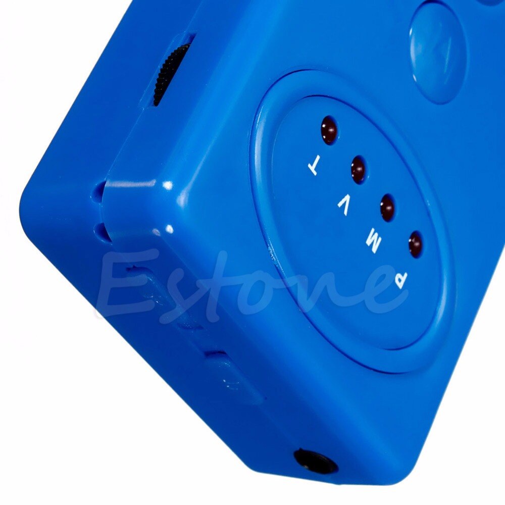 Adult Baby Bedwetting Enuresis Urine Bed Wetting Alarm +Sensor With Clamp Blue