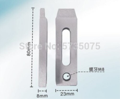 Wire cutting fixture jig tools low-speed wire cut edm machine jig clamp 70/80/90*8/12*23 120*50/100/150 150/220*50 edm jig tool: Plate 80mm 8mm