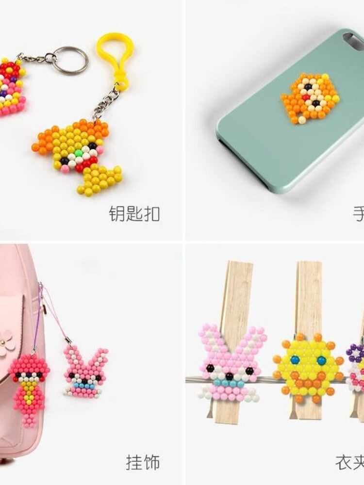 Koraliki Puzzle kryształ Handmade DIY zabawki woda Spray magiczne koraliki zestaw gry w piłkę 3D Handmade magiczne zabawki dla dzieci nowy 2022
