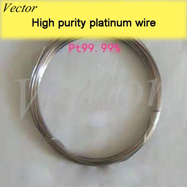 Platin-Draht Pt 99,95% – 0,5 Mm X 100 Mm, Feinplatin-Elektrode Für Galvanik, Elektrolyse & Experimente, Von Polymet